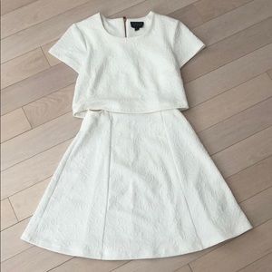 White topshop dress